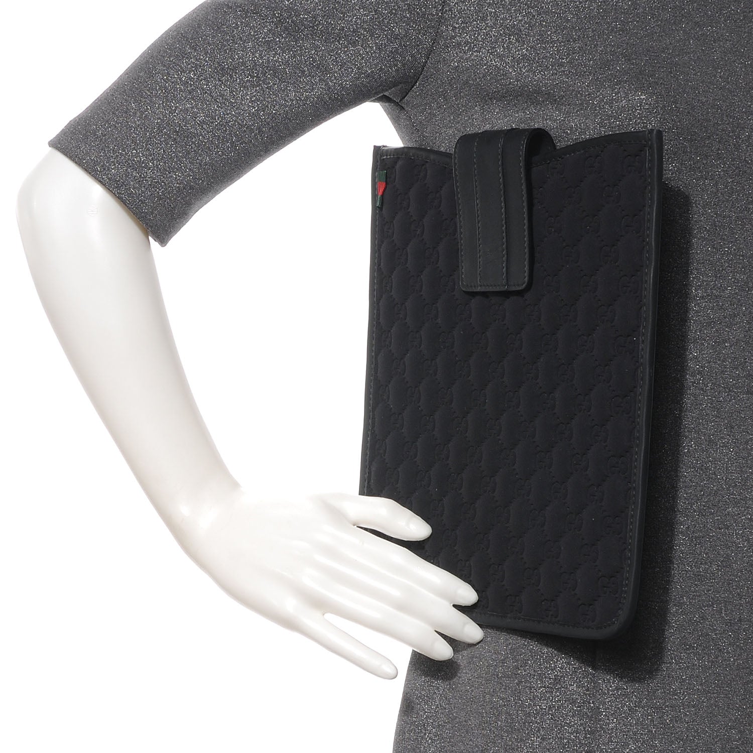Gucci Rubber Guccissima Ipad Case Black 2 of 7