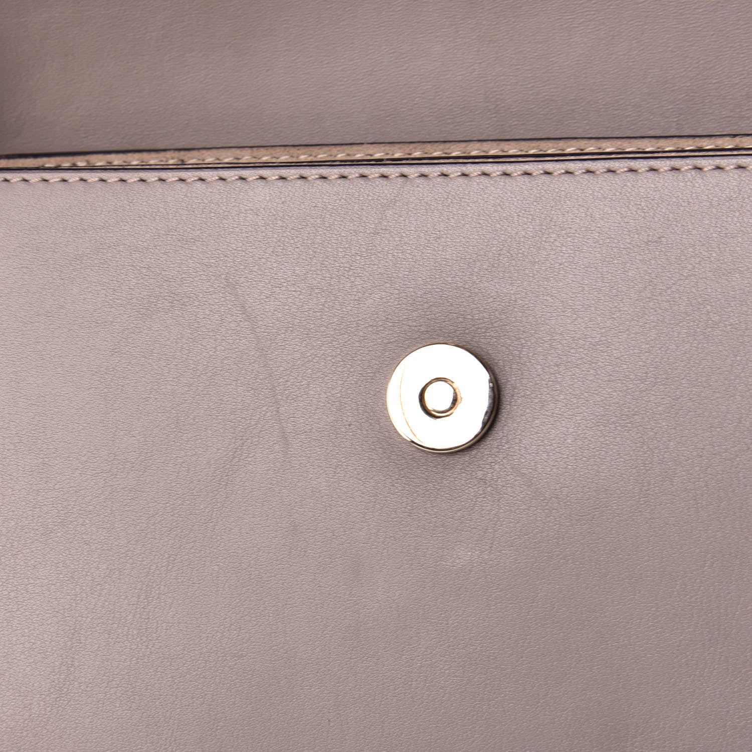Chloe Suede Calfskin Small Faye Shoulder Bag Motty Grey 10 of 10