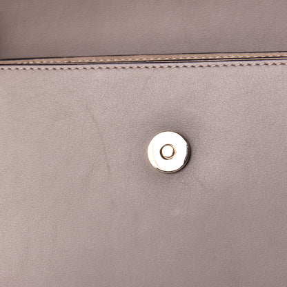 Chloe Suede Calfskin Small Faye Shoulder Bag Motty Grey 10 of 10
