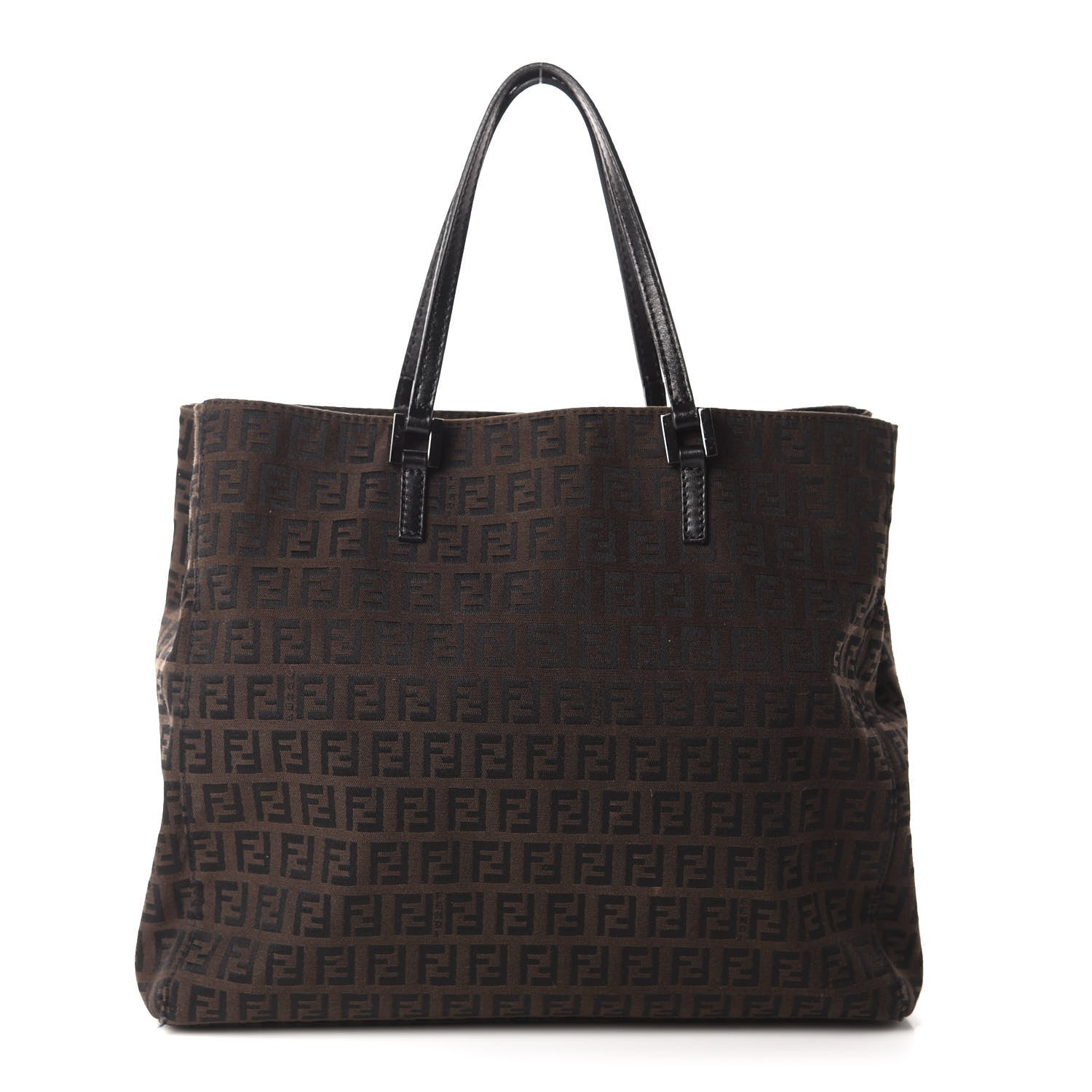 Fendi Zucchino Small Tote Tobacco 1 of 11