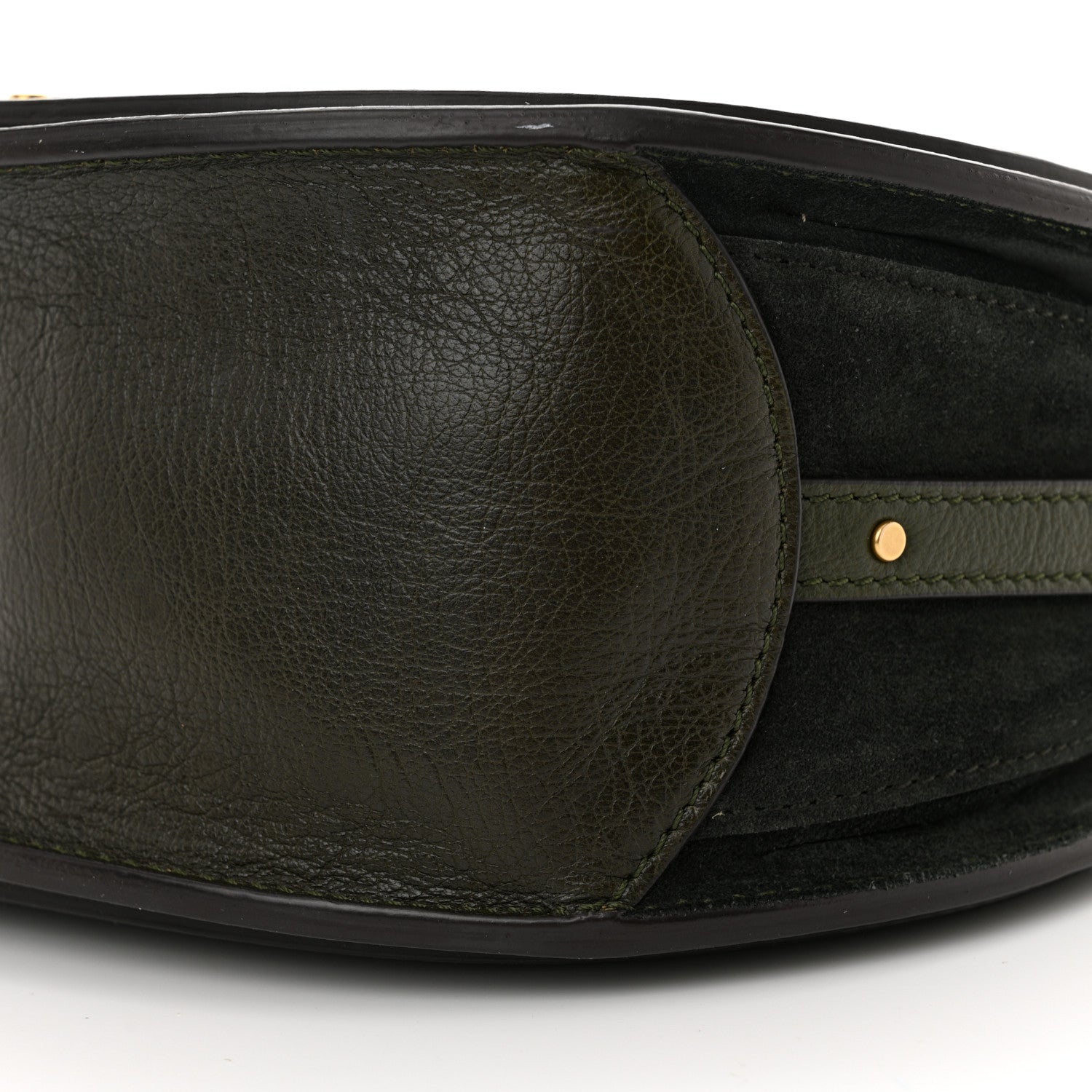 Chloe Calfskin Suede Medium Pixie Shoulder Bag Intense Green 10 of 11