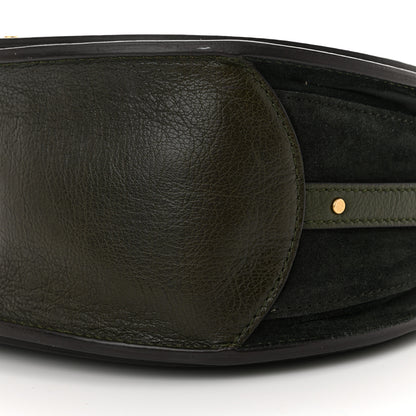 Chloe Calfskin Suede Medium Pixie Shoulder Bag Intense Green 10 of 11