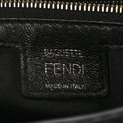 Fendi Nappa FF 1974 Embossed Baguette Black 6 of 8
