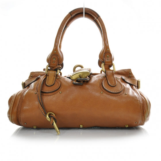 Leather Paddington Satchel Camel