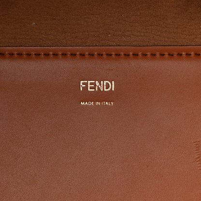 Fendi Vitello King Plexiglass Large Fendi Sunshine Shopper Tote Cuoio 6 of 11