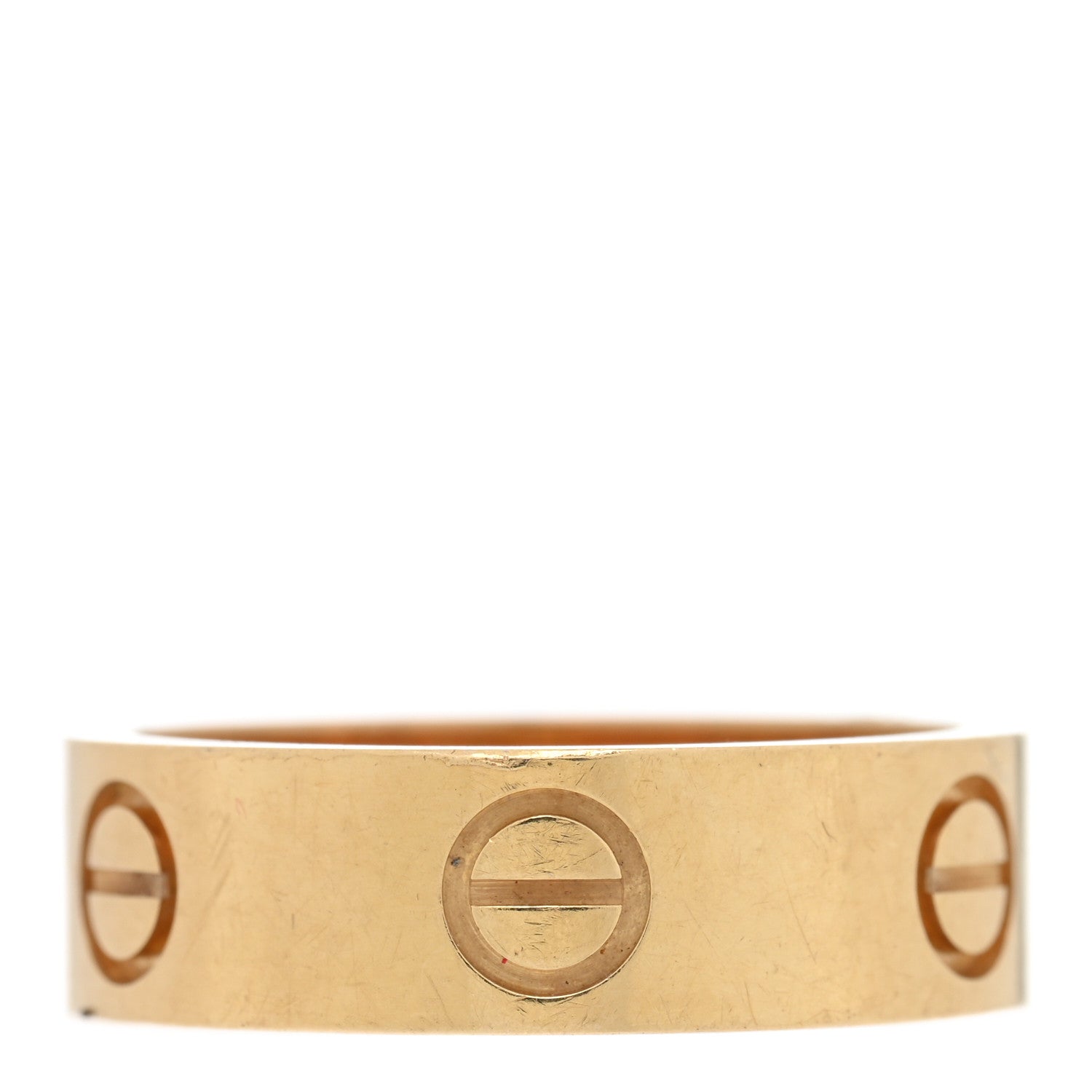 Cartier 18K Yellow Gold 5.5mm LOVE Ring 52 6 3 of 4