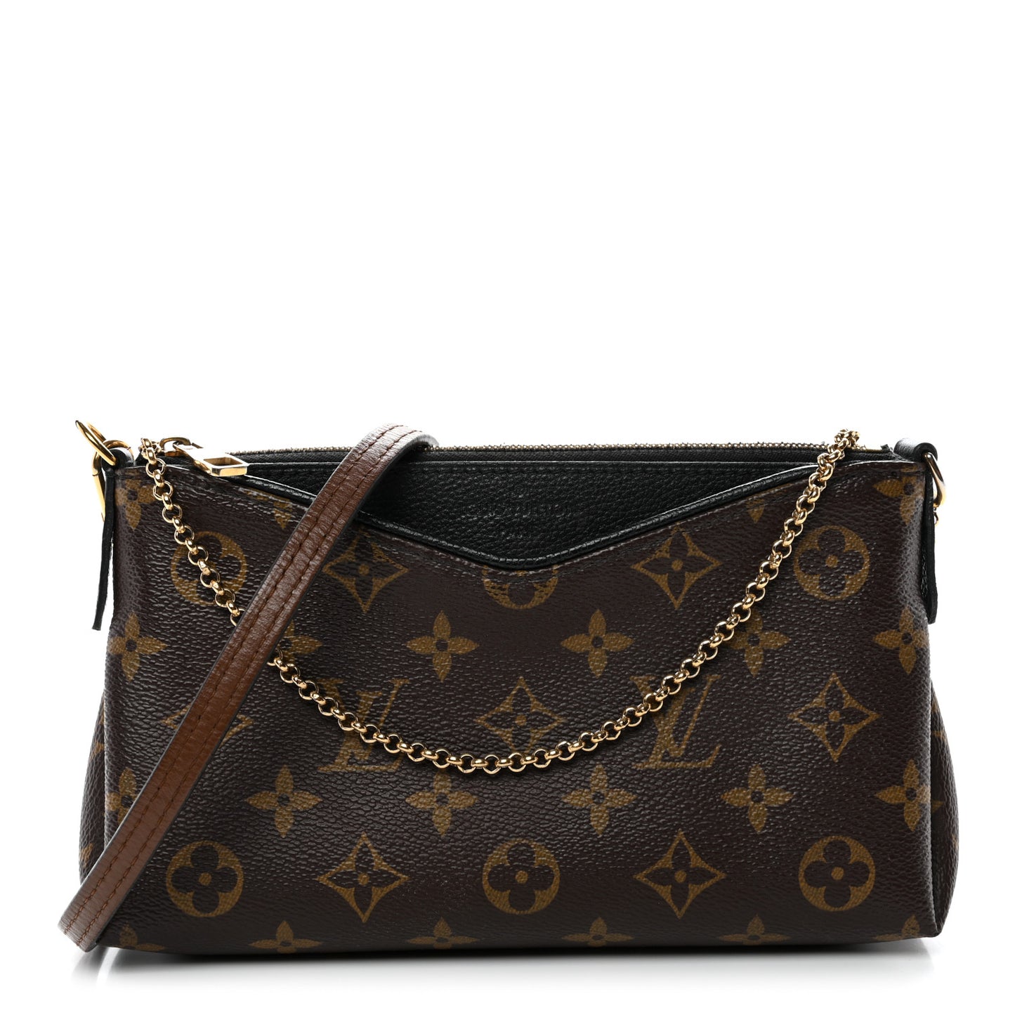 Monogram Pallas Clutch Black
