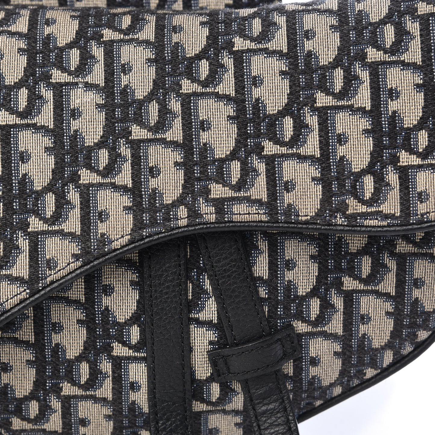 Oblique Saddle Bag Blue