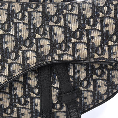 Christian Dior Oblique Saddle Bag Blue 7 of 8