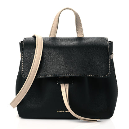 Mansur Gavriel Calfskin Mini Mini Lady Bag Black White 1 of 9
