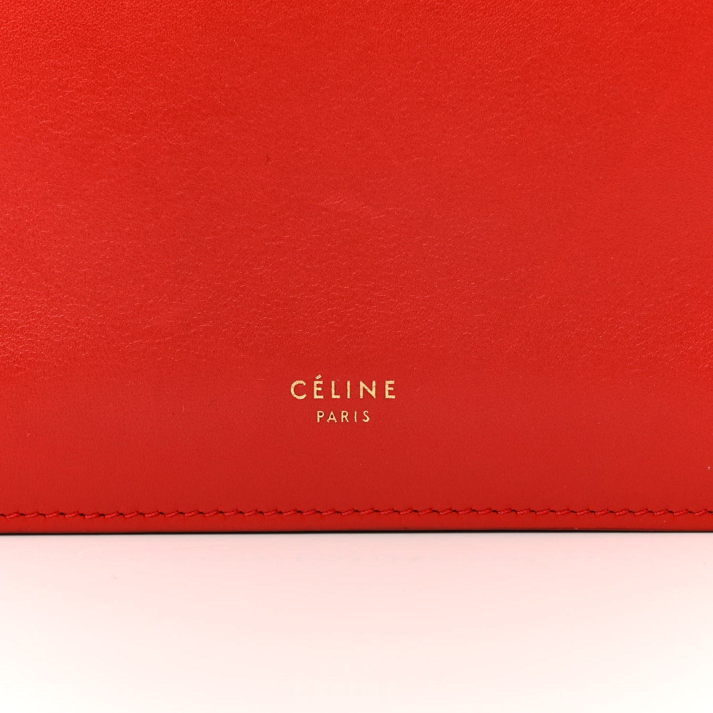 Smooth Calfskin Mini Clasp Bag Red