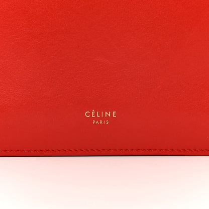 Celine Smooth Calfskin Mini Clasp Bag Red 6 of 15