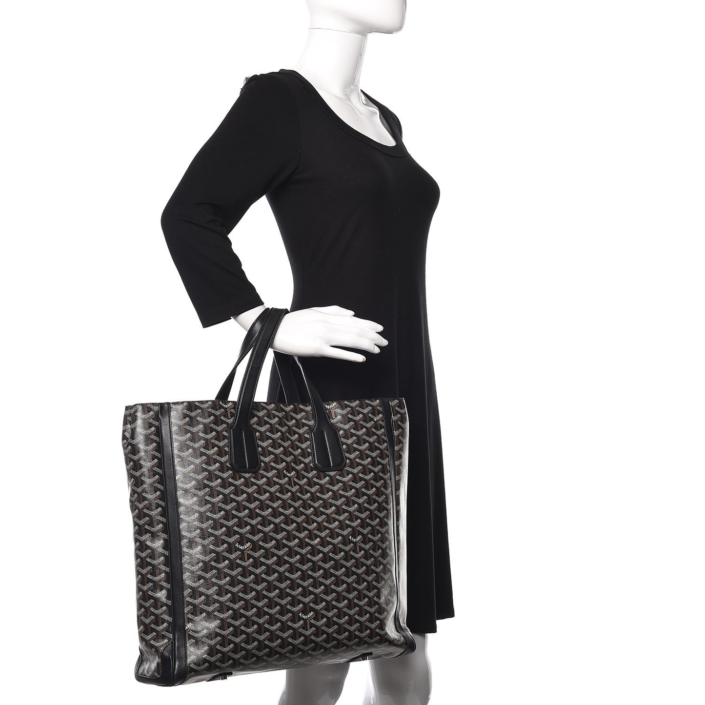 Goyardine Voltaire Tote Black