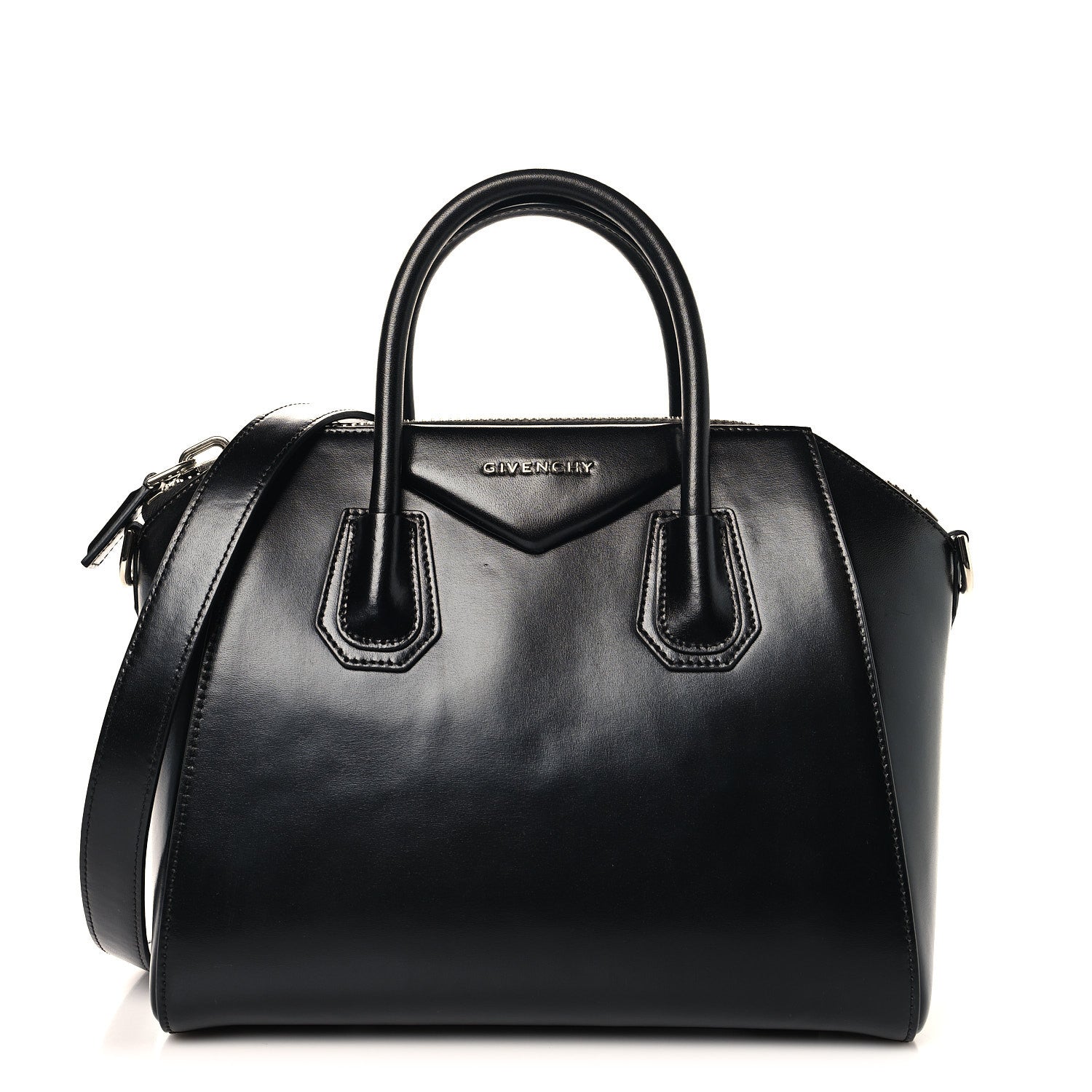 Givenchy Shiny Lord Calfskin Small Antigona Black 1 of 11