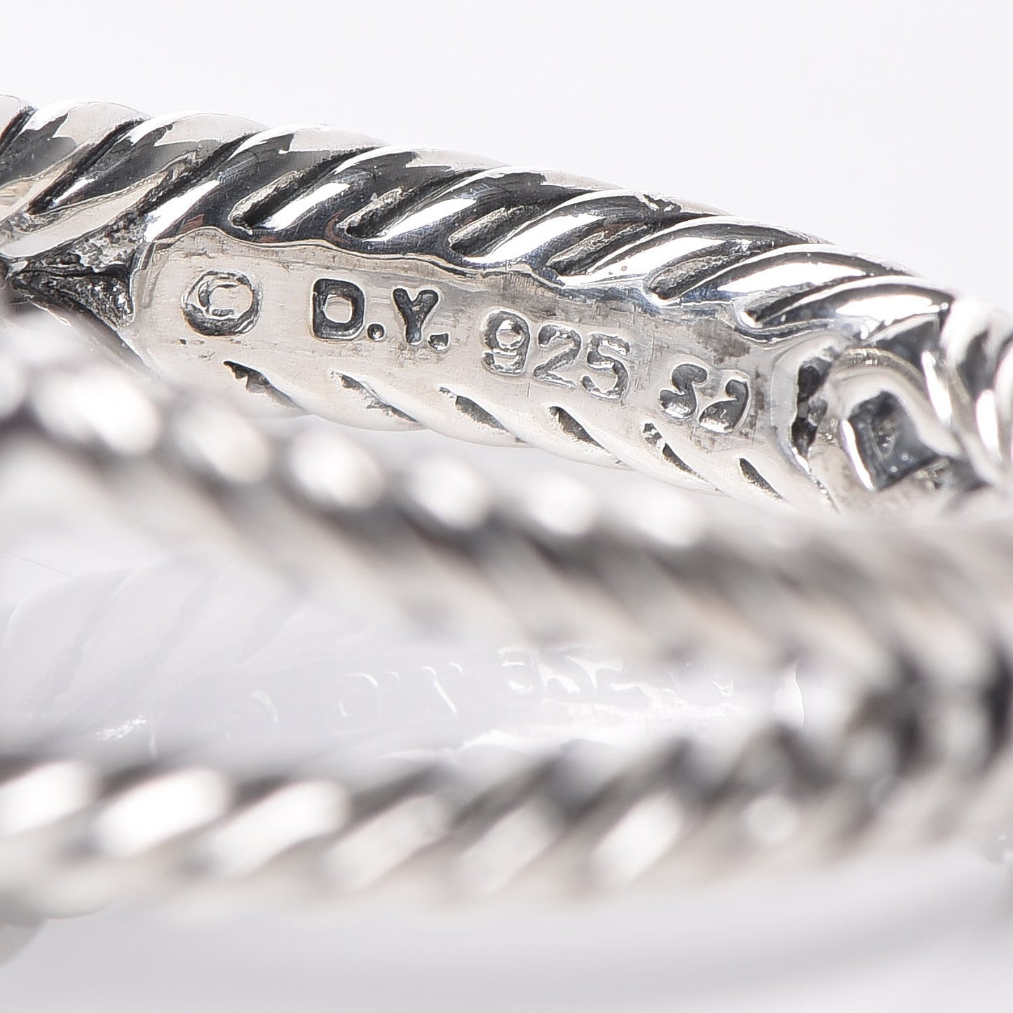 Sterling Silver Diamond Black Orchid 7mm Petite Albion Ring 55 7.25