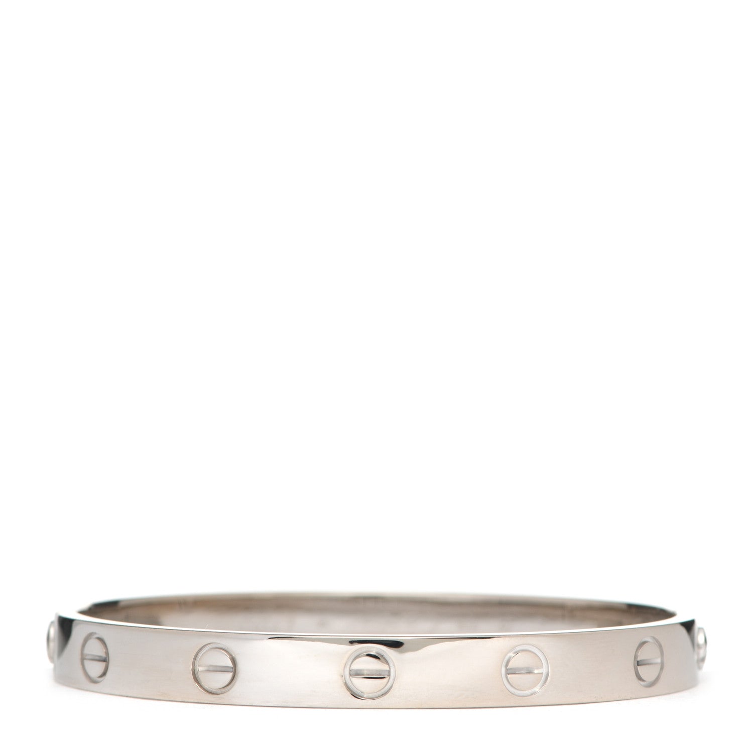 Cartier 18K White Gold LOVE Bracelet 16 3 of 6