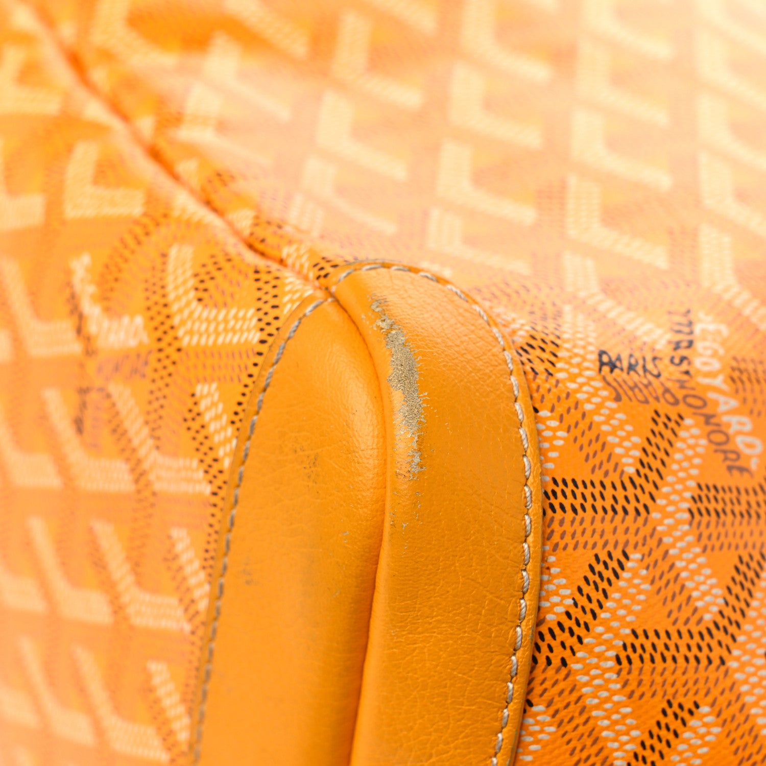 Goyard Goyardine Artois MM Yellow 10 of 16