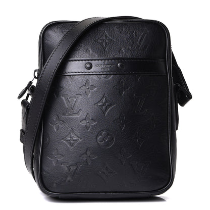 Louis Vuitton Calfskin Monogram Shadow Danube PM Black 1 of 6