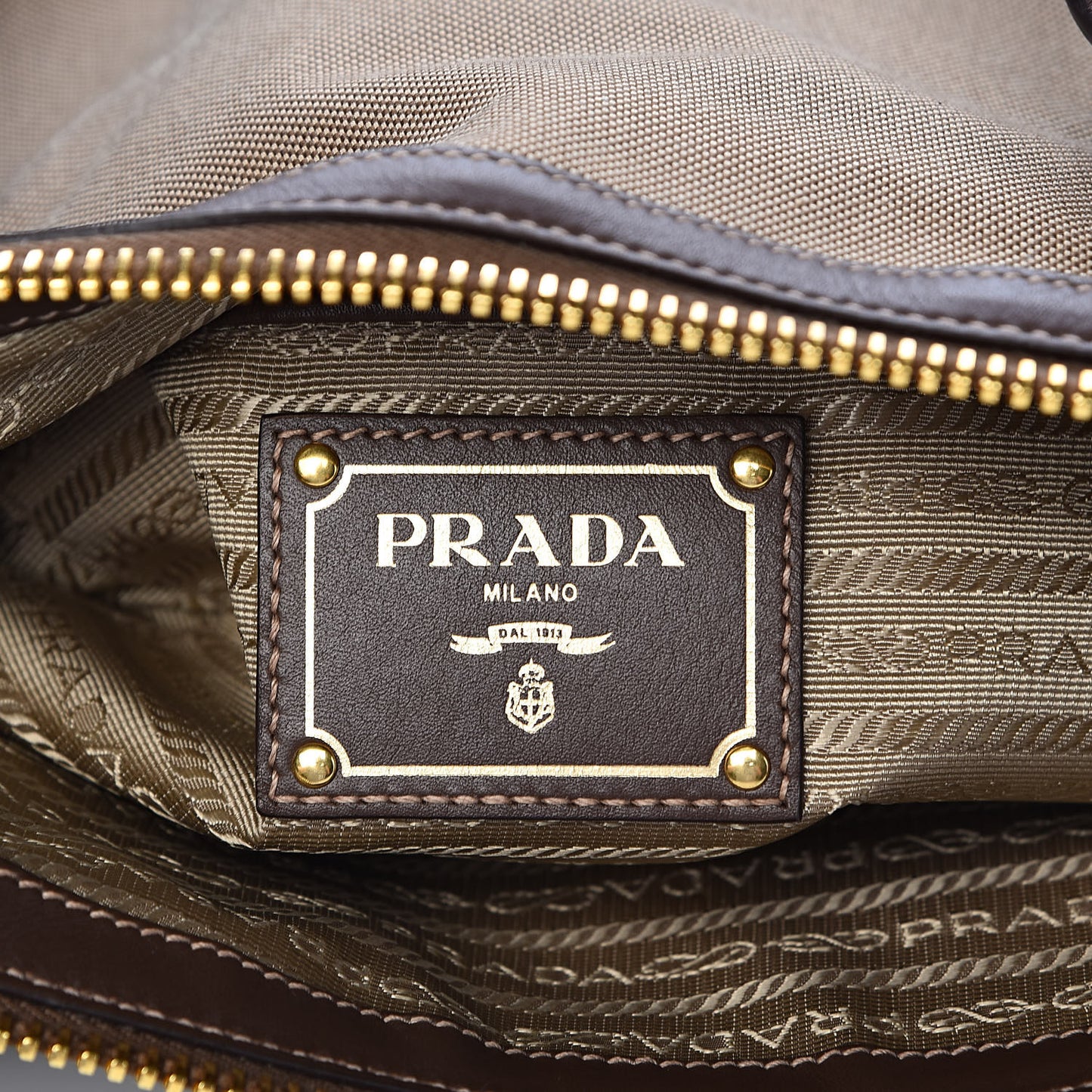 Jacquard Logo Tote Corda Bruciato
