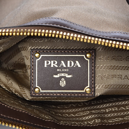 Prada Jacquard Logo Tote Corda Bruciato 8 of 10