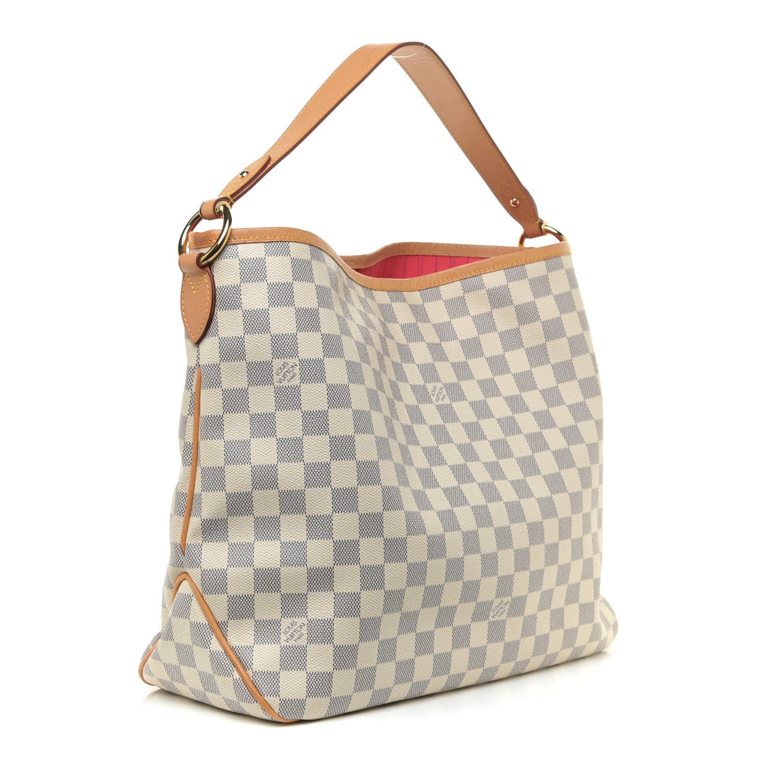 Louis Vuitton Damier Azur Delightful MM Pink 3 of 12