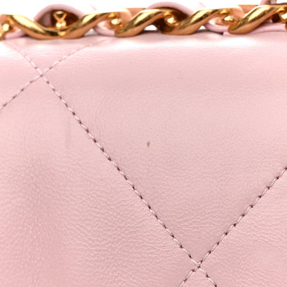 Chanel Lambskin Quilted Small Chain Top Handle Flap Rose Clair 13 of 15
