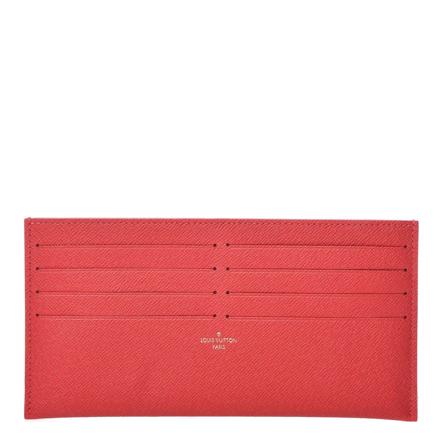 Louis Vuitton Calfskin Felicie Card Holder Insert Cherry 1 of 6
