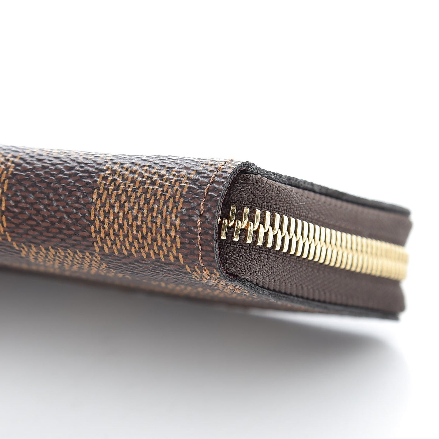 Damier Ebene Clemence Wallet Cherry