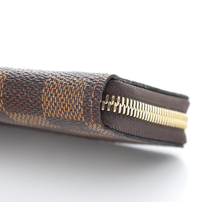 Louis Vuitton Damier Ebene Clemence Wallet Cherry 9 of 10