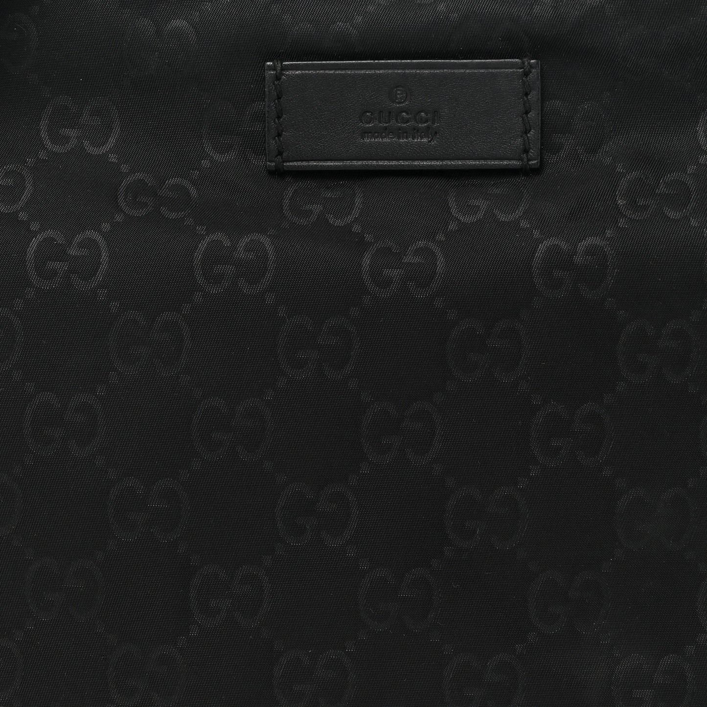 Nylon Monogram Messenger Black
