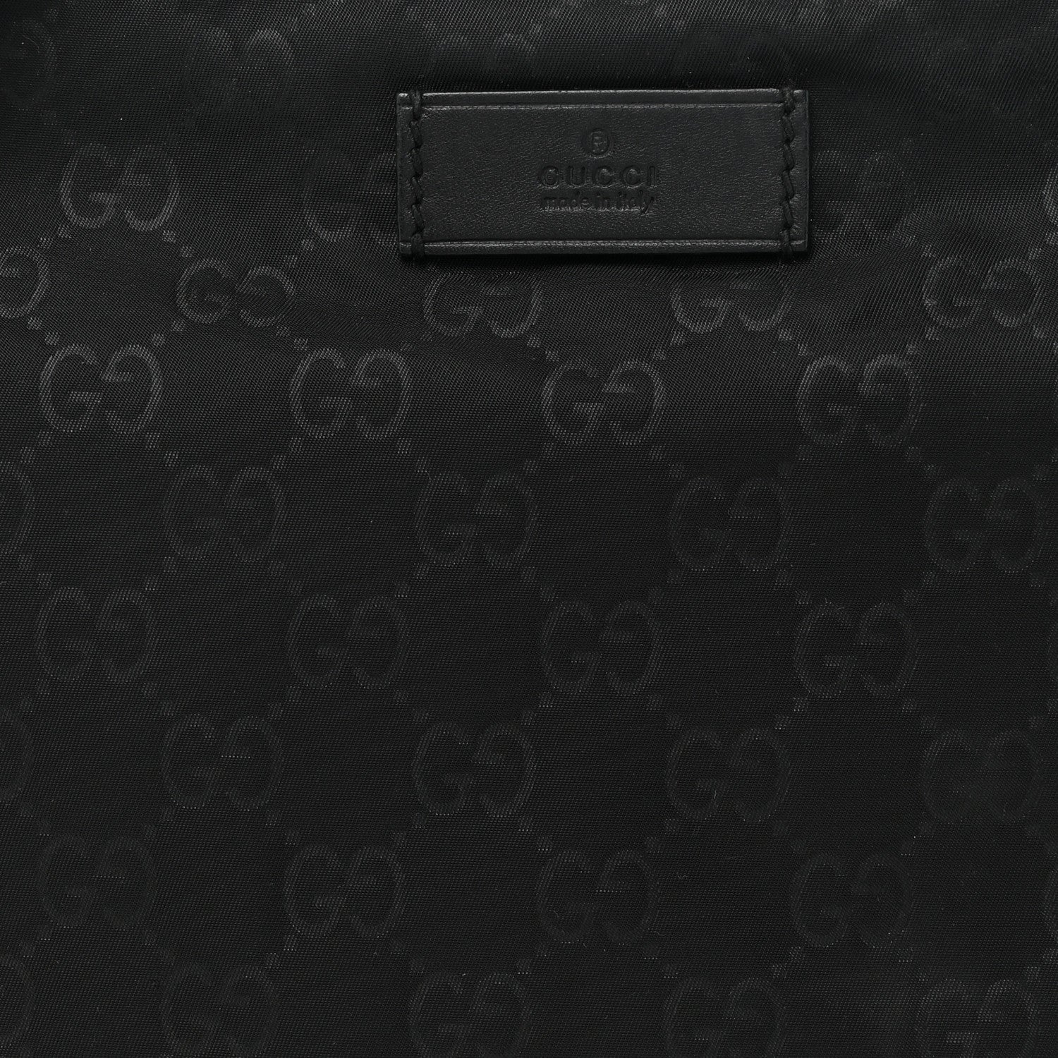 Gucci Nylon Monogram Messenger Black 8 of 13