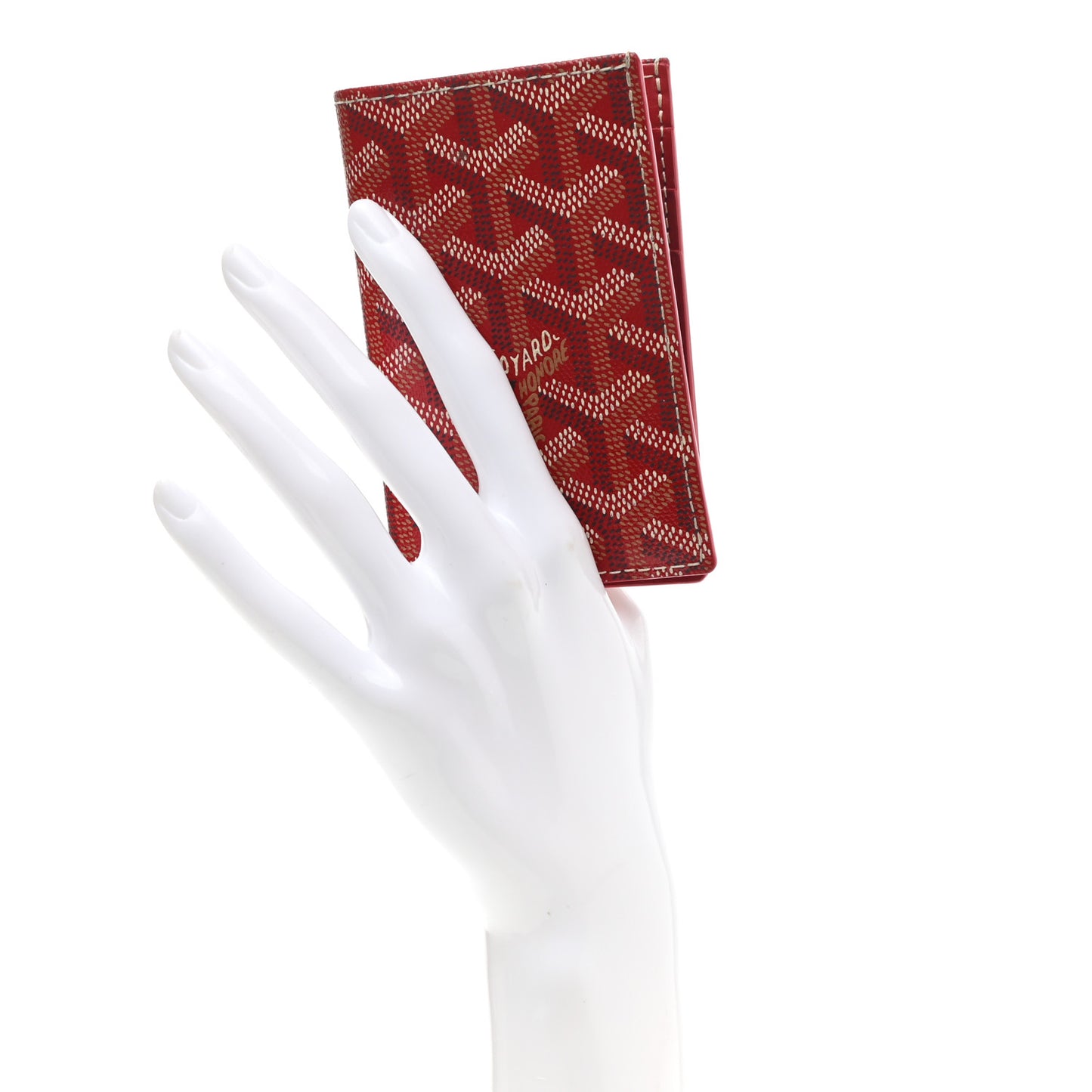 Goyardine Saint Pierre Card Holder Red