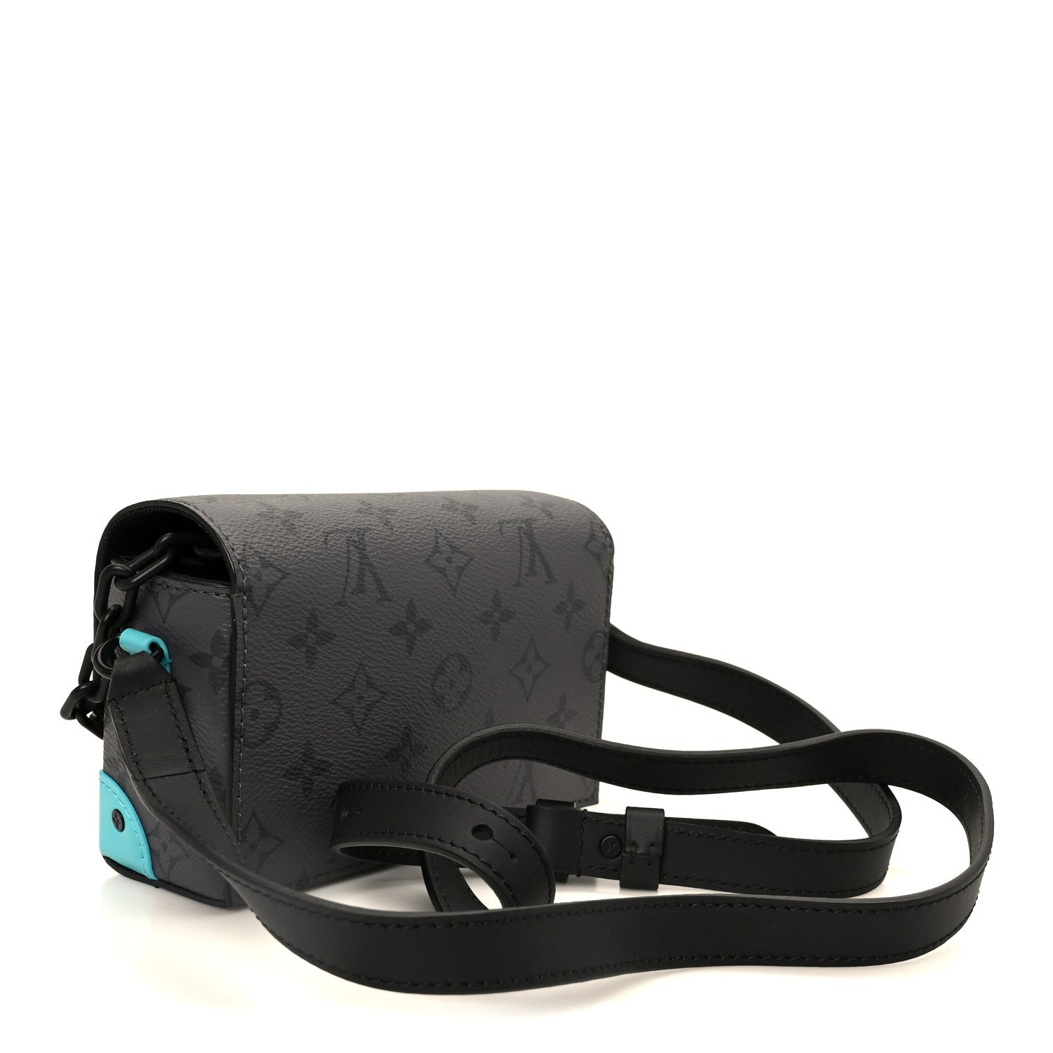 Louis Vuitton Reverse Monogram Eclipse Steamer Wearable Wallet Turquoise 3 of 9