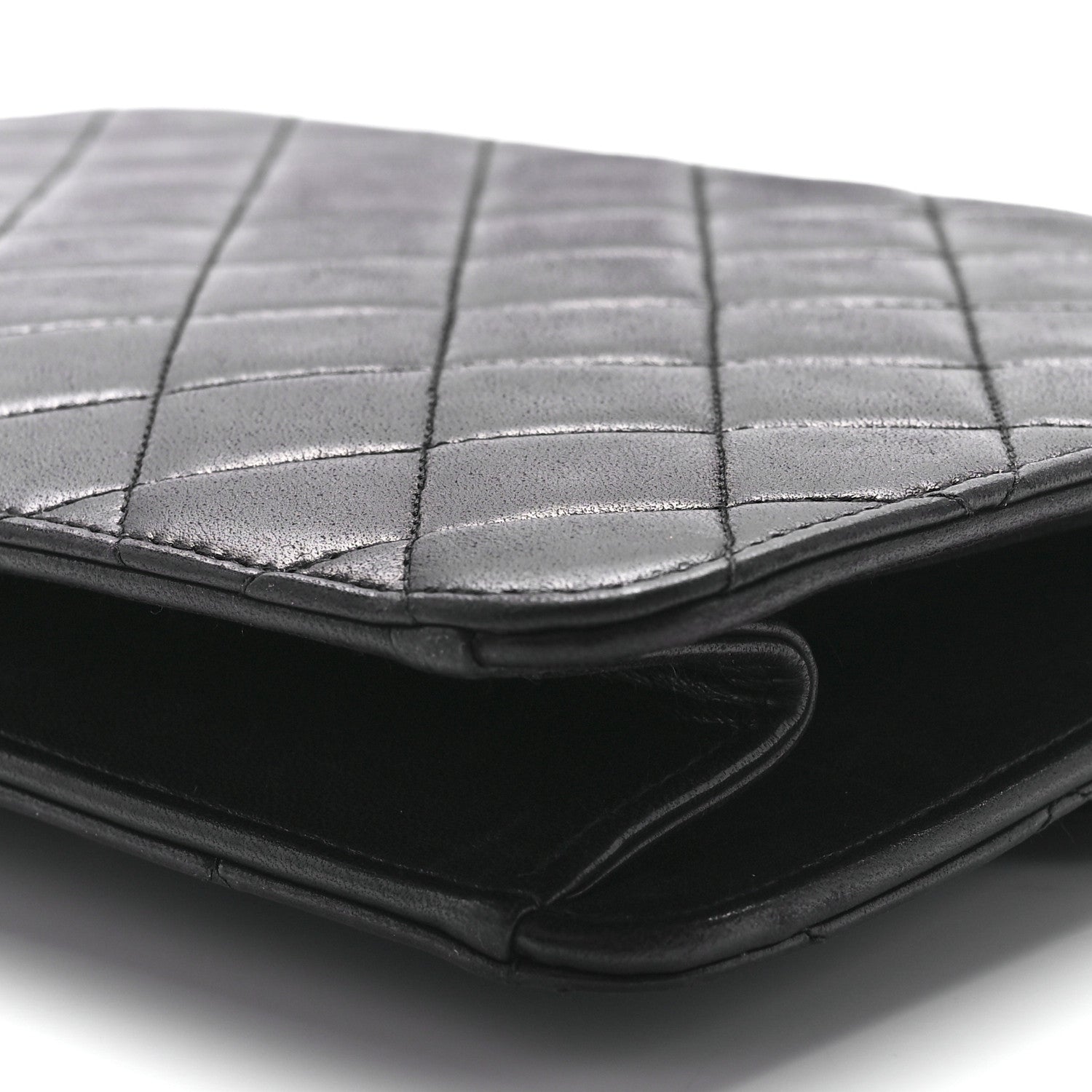 Chanel Lambskin Quilted Small Single Flap Black 12 of 12