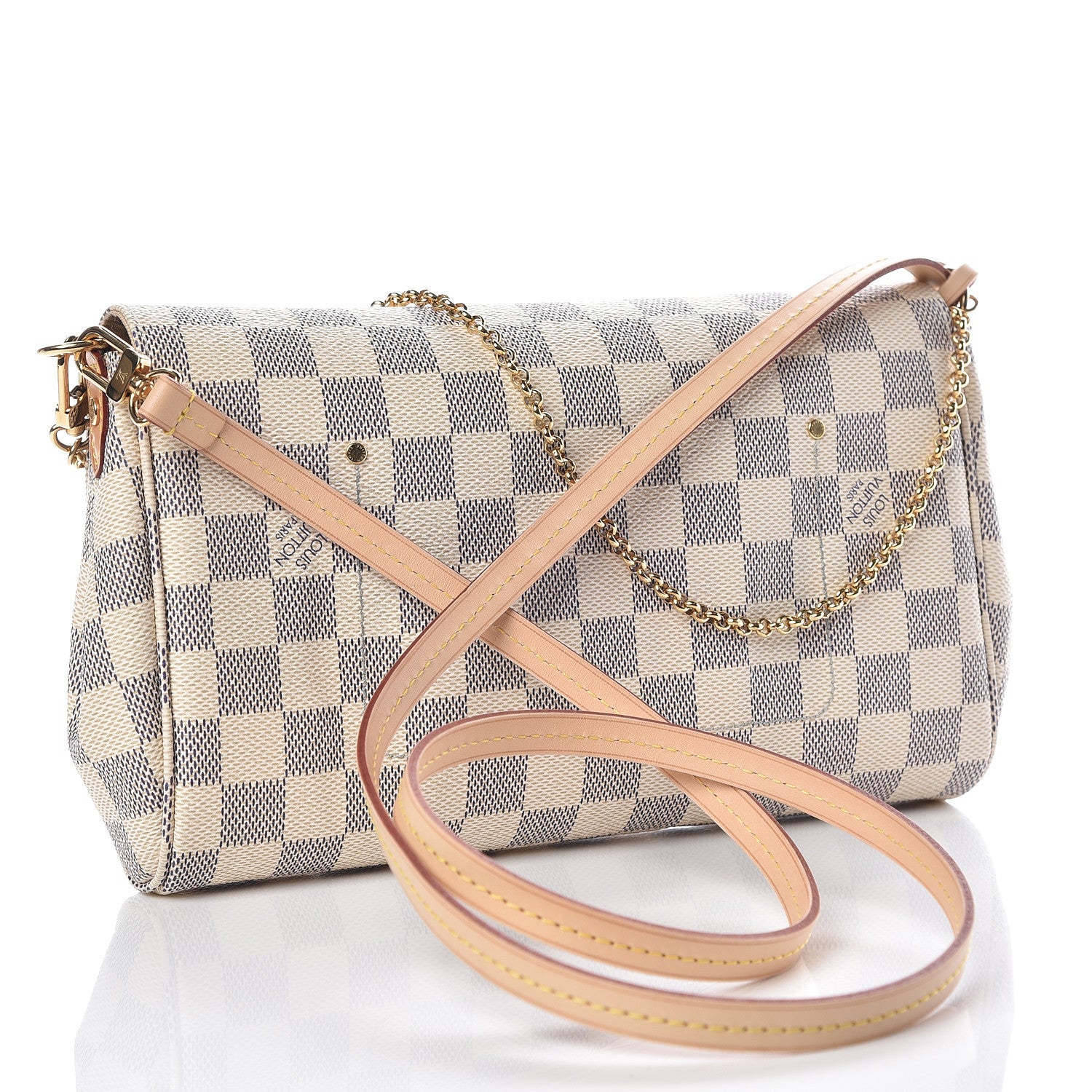 Louis Vuitton Damier Azur Favorite MM 3 of 11