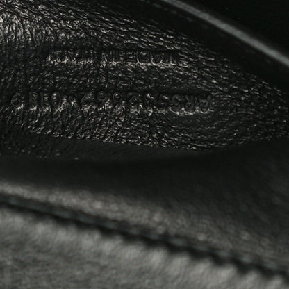 Saint Laurent Lambskin Matelasse Chevron Monogram Small Sulpice Bag Black 7 of 11