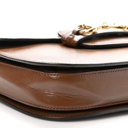 Gucci Azalea Calfskin Horsebit 1955 Shoulder Bag Brown Sugar 10 of 12