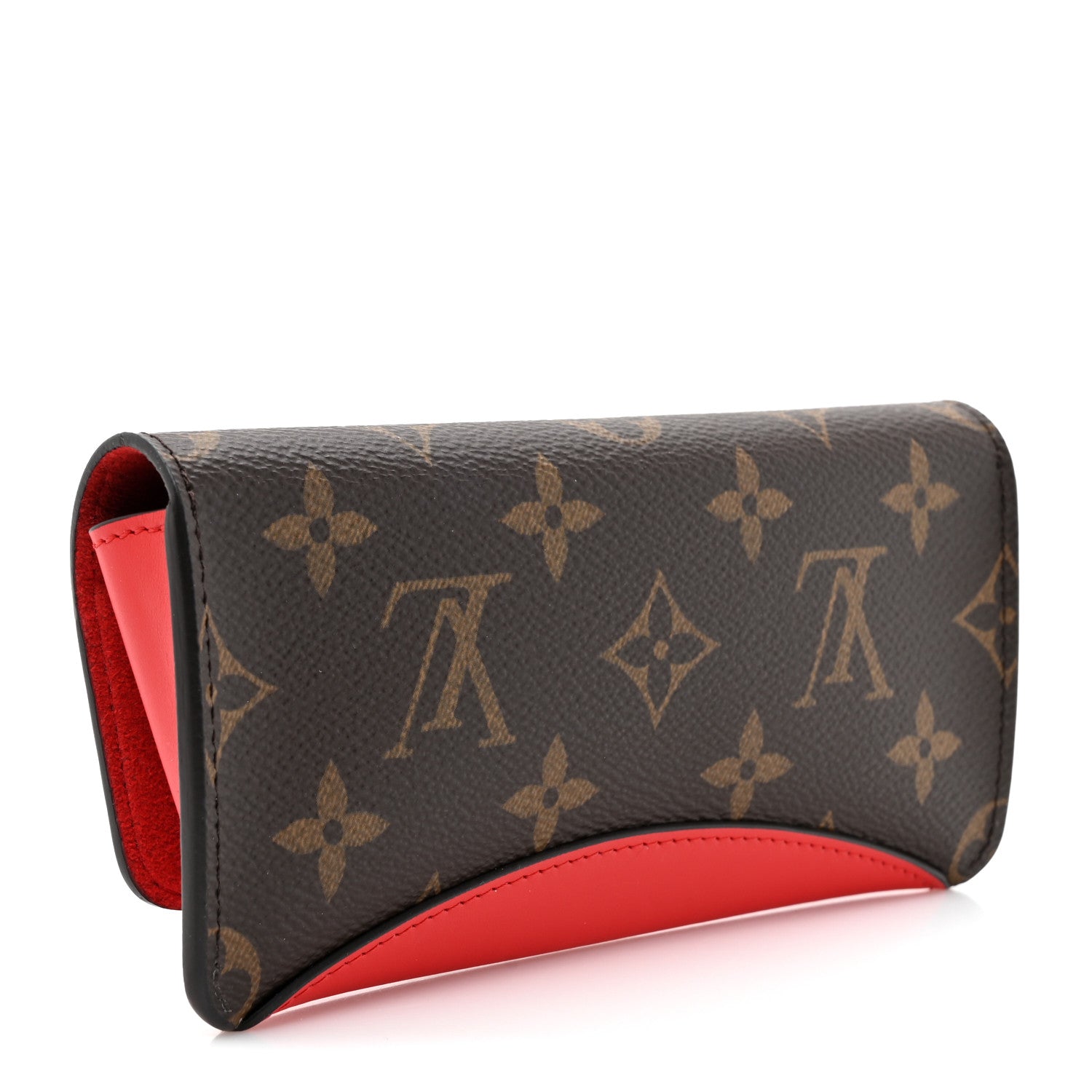 Louis Vuitton Monogram Woody Sunglass Case Rouge 3 of 6