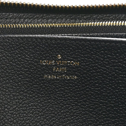 Louis Vuitton Empreinte Monogram Giant Zippy Wallet Black Beige 7 of 8