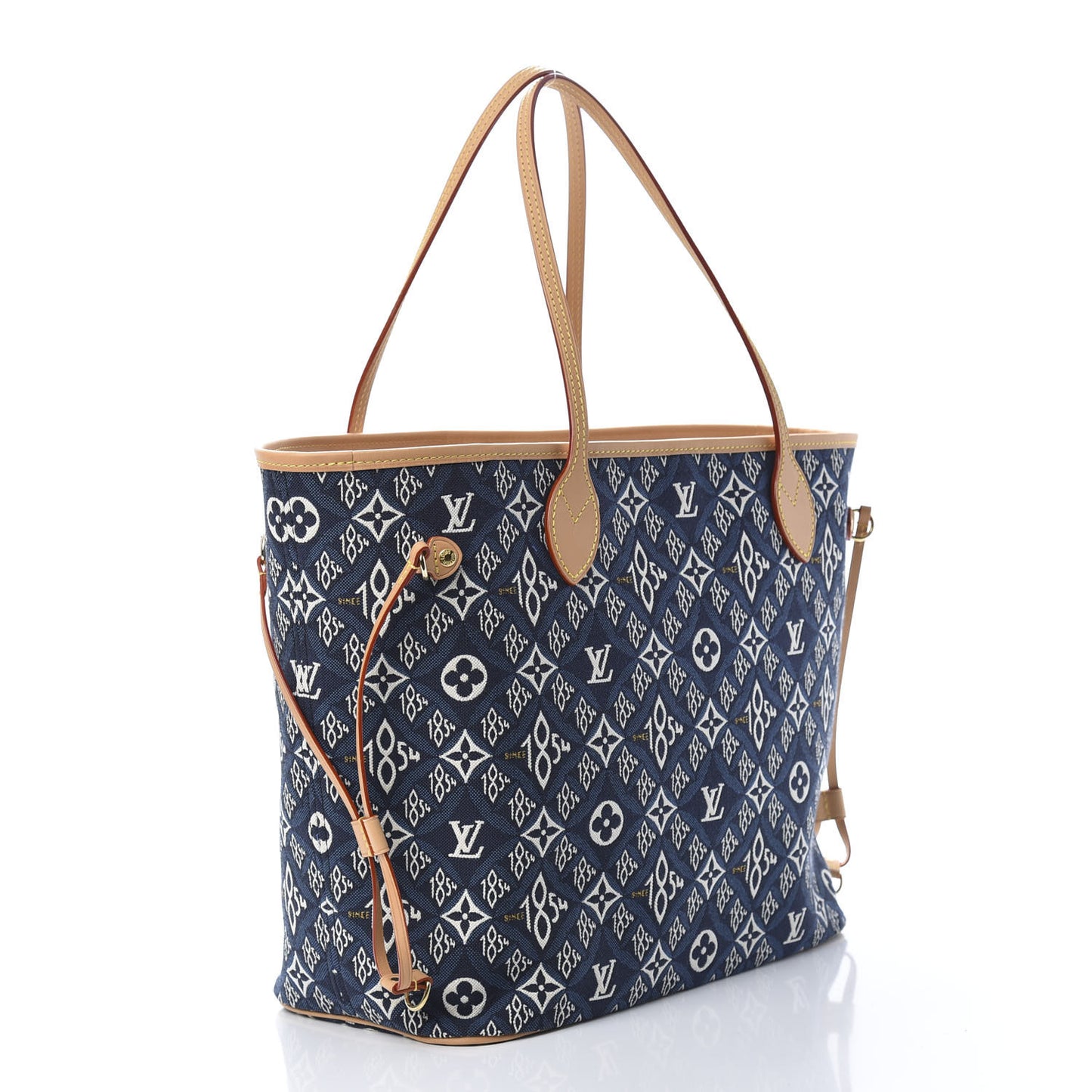 Jacquard Since 1854 Neverfull MM Blue