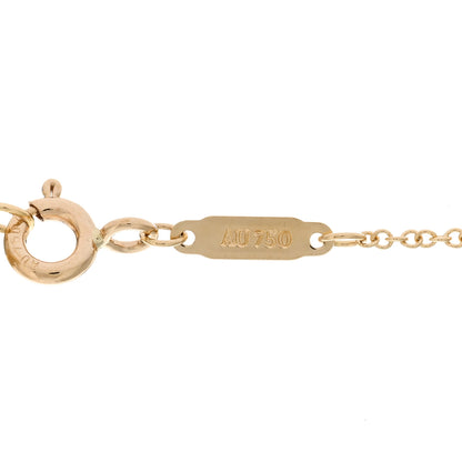 Tiffany 18K Yellow Gold Large T Smile Pendant Necklace 4 of 4