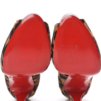 Christian Louboutin Calf Hair Leopard Very Prive 120 Pumps 40 8 of 8