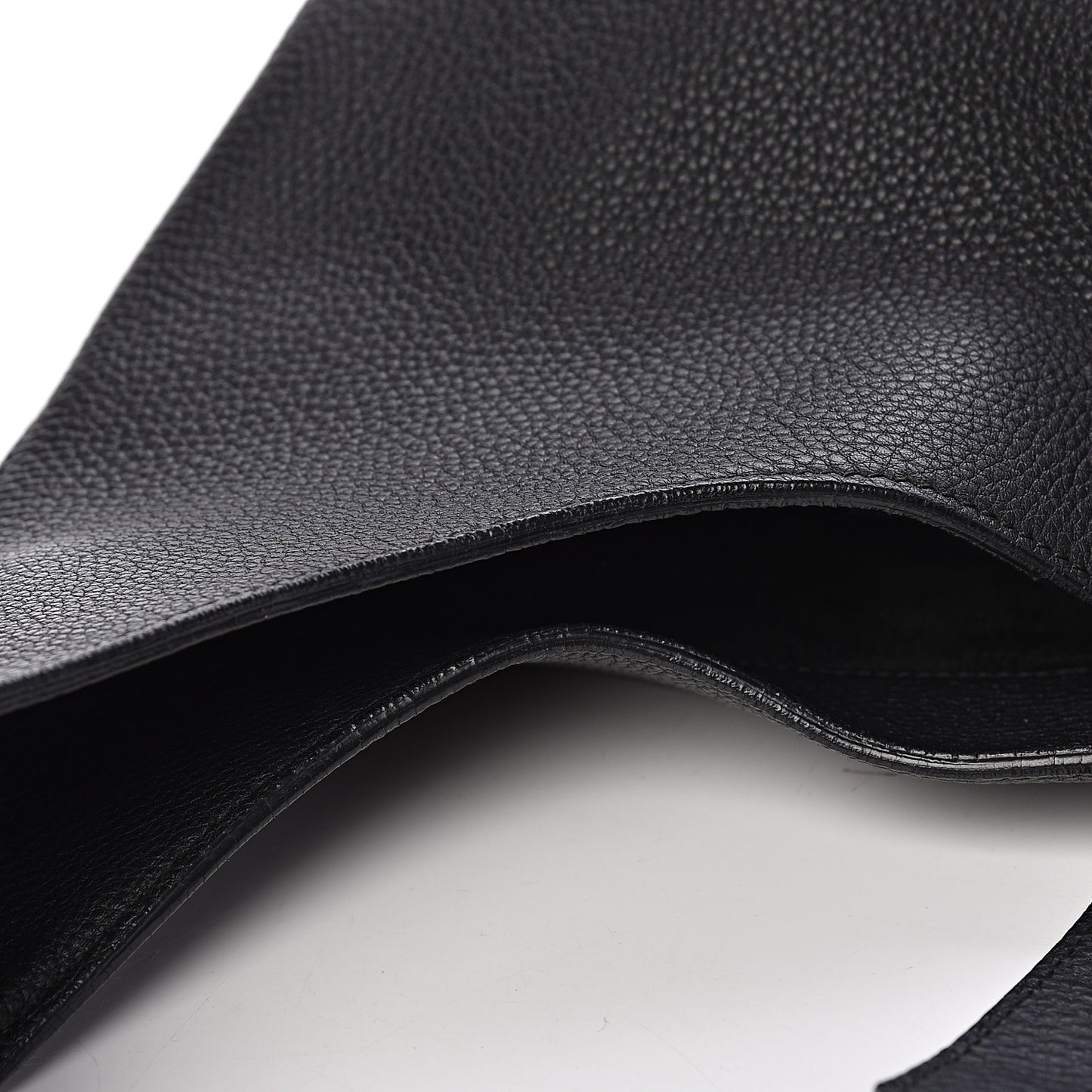 Soft Grained Calfskin Large Jackie Hobo Black