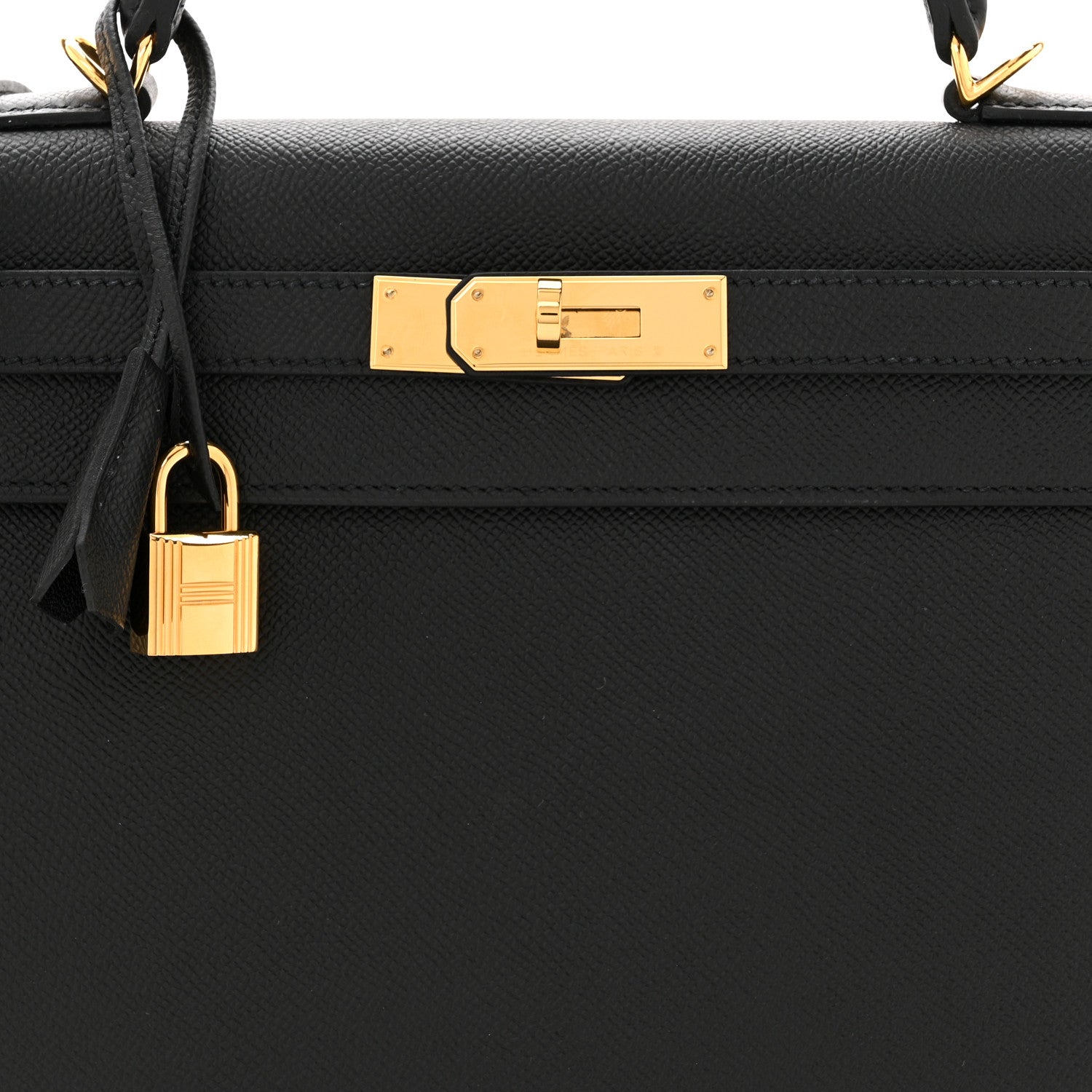 Hermes Epsom Kelly Sellier 28 Black 8 of 11