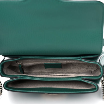 Gucci Dollar Calfskin Interlocking G Crossbody Bag Emerald 4 of 12