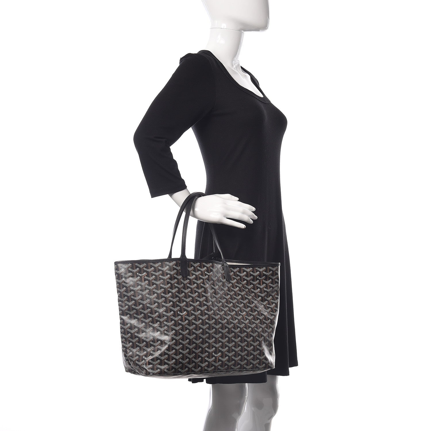 Goyard Goyardine Saint Louis PM Black 2 of 8