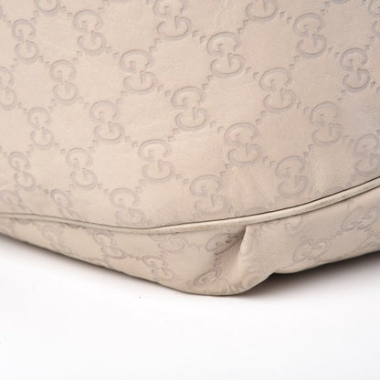 Gucci Guccissima Signature Medium Emily Hobo Mystic White 12 of 14