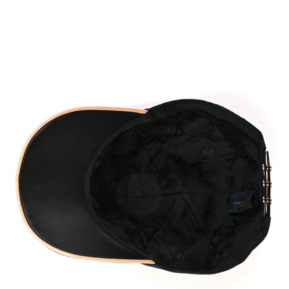 Louis Vuitton Polyester Silk Monogram LV Get Ready Cap L Black 6 of 9