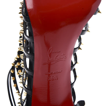 Christian Louboutin Kid Millaclou 100 Cage Sandals 39.5 Black 9 of 9