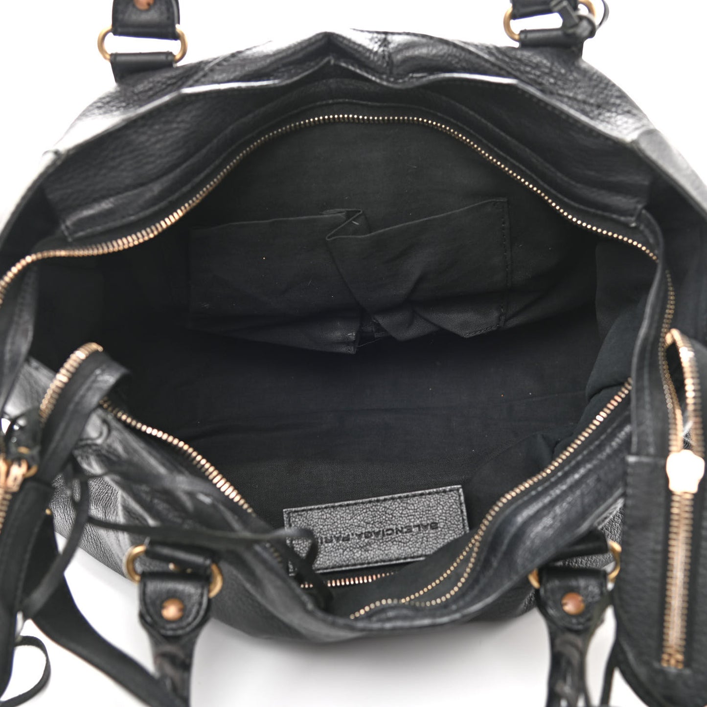 Agneau Classic Gold Hardware City Black
